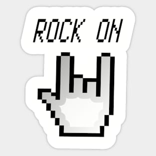 Rock on Sticker